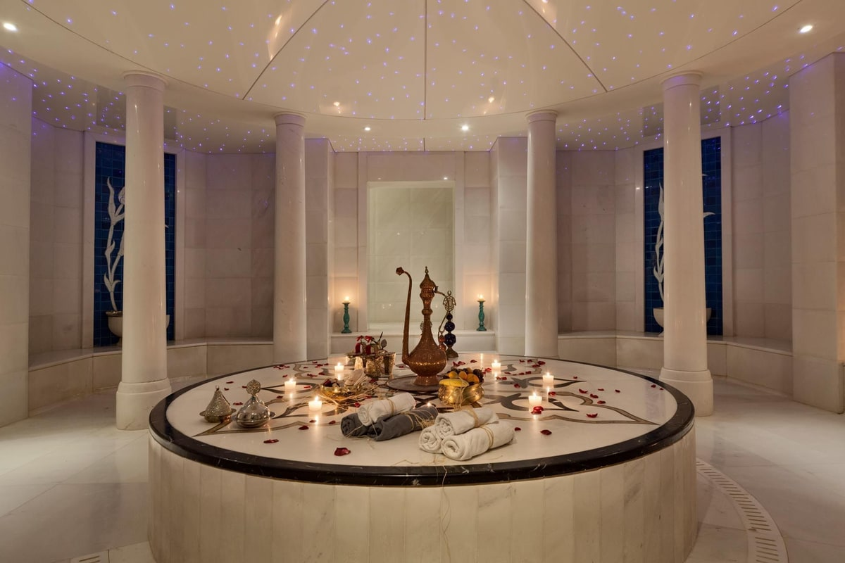 Marble Turkish bath at Safira Spa