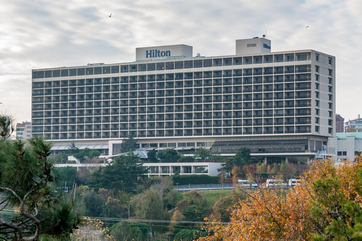 Hilton Istanbul Bosphorus tower seen from Beşiktaş